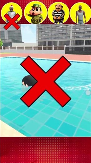 Which 🕺character changes💥 into a giant character in a single jump?🦘#shorts​ #ytshorts​ #gta5​