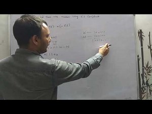 Add two negative numbers using 2's complement