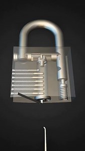 Brain-Made on Instagram: "How a Padlock Works Inside 🔐 | Lock Picking Mechanism in 3D Animation Ever wondered what’s really going on inside a padlock? 🔍 This 3D animation breaks down the inner workings of a standard pin tumbler padlock — the type you’ve probably used on lockers, gates, or toolboxes. 📌 Disclaimer to clear my conscience before God: This video includes clips sourced from public content available across the internet, including various channels and pages on different platforms. I 