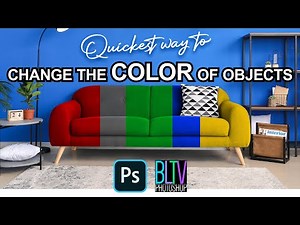 Photoshop: Quickest Way to Change The Color of Objects!