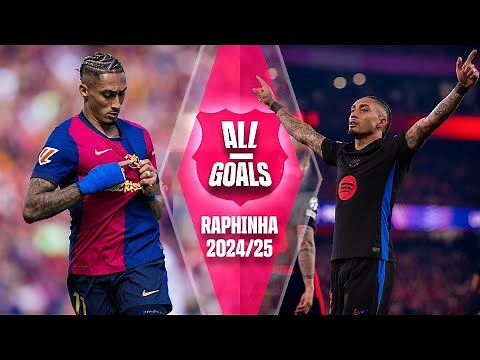 🔥 ALL of RAPHINHA's GOALS this 2024/25 SEASON | FC BARCELONA 🔵🔴