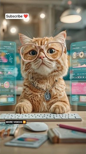 The Purr-fect Programmer: A Day in the Life of a Tech-Savvy #Cat! #trending #TechKitty