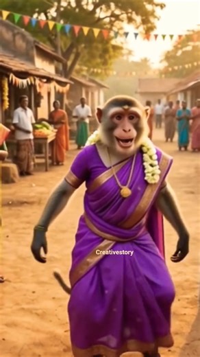 Monkey dance💃🔥🔥🔥 #music #viral #funny #comedy #monkeycomedy #song