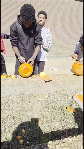 The Senior Fall Festival included a Student Carving Carnival — full of laughter, creativity, and fall fun! #fallingintofun, #lovehamiltonabsolutely | Hamilton High School-Memphis, TN