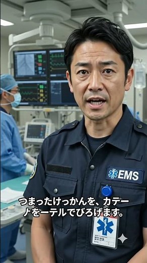 【心筋梗塞③】病院に着いたら、まず何をする?｜心電図とカテーテル治療