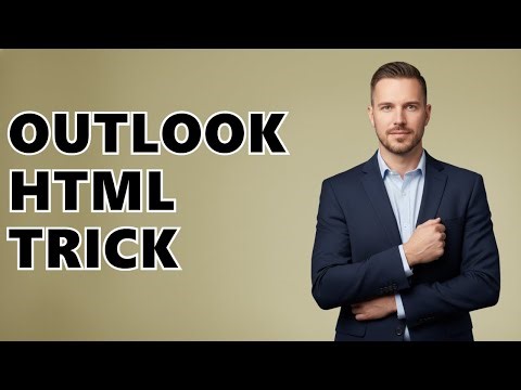 How To Embed HTML In Outlook Email?