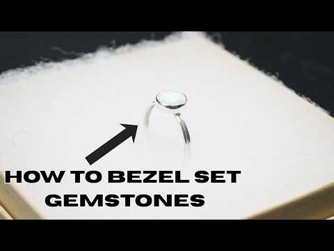 How To Create a Bezel Setting | Easy Way To Set Gemstone Jewelry