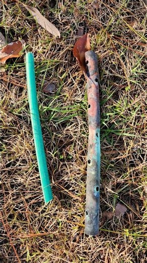 Redneck science class, how to make green fire from a Copper tube and garden hose.