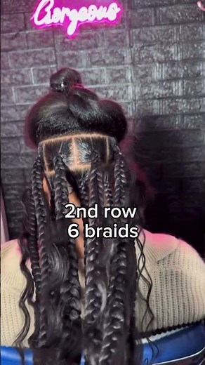 Parting guide for large knotless braids! You can also use this guide to pre- part and save time! A