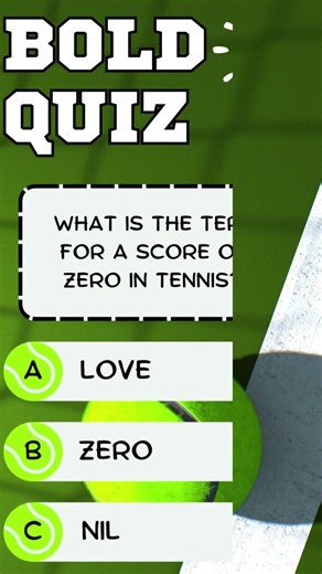 What Is the Term for a Score of Zero in Tennis? | Tennis Scoring Explained
