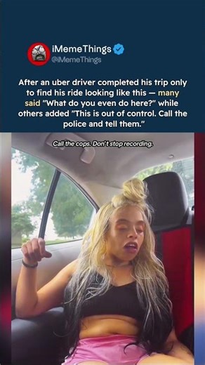 uber driver left stunned after passenger leaves car completely trashed #uber