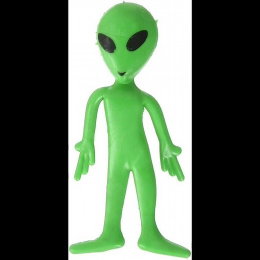 Green alien sings just the two of us