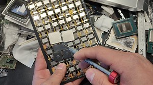 EPROM-OTP存储器拆解 AT27C1024