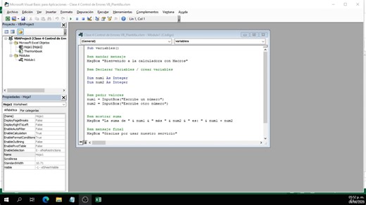 40. Control de errores en VBA