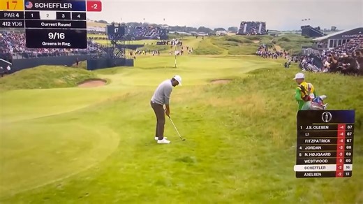 Commentators lose composure after loud fart during Scheffler shot