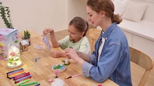 Make Your Own Unicorn Night Light - Birthday Crafts Gifts for Girls Kids, Unicorns Terrarium Kit for Kids, 3-in-1 Unicorn Toys Presents, Arts and Crafts for Girl Aged 6 7 8-12