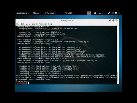 OSINT Tools - Installing OSRFramework 0.14.0 in Kali Linux