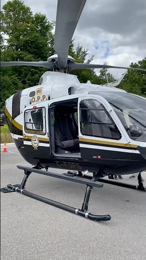 OPP Helicopter! #ontarioprovincialpolice #opp #policehelicopter #airbushelicopters #police #shorts