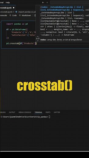 Pandas Tip: Analiza tus datos con pd.crosstab()