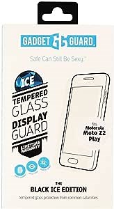 Gadget Guard Black Ice Edition Tempered Glass Screen Guard for Motorola Moto Z2 Play - Clear