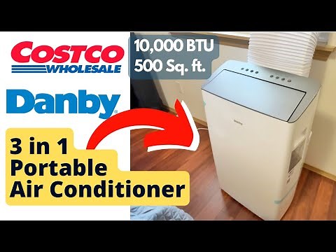 Costco Danby Portable Air Conditioner 3 in 1 - 10,000 BTU - Dual Hose - Wifi