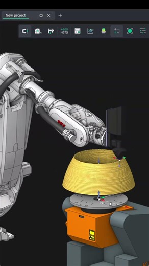 Robotic Metal 3D Printing: 6-Axis WAAM & Additive Manufacturing #3dprinting #robot #3dmodeling#cnc