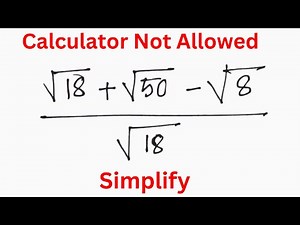 A Nice Algebra Simplification Problem Solved | Simplify | Olympiad Math USA