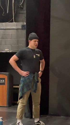 Behind the Scenes of Urinetown Sitzprobe with John Dody as Officer Lockstock