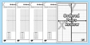 Fifth Grade Ordered Pairs Review Booklet