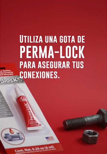¡Con una gota, sella perfectamente! 🔩 Con PERMA-LOCK de media fortaleza (rojo), asegura tus pernos y cojinetes con una sola aplicación. En este video, mira cómo el fijador crea un sello permanente, garantizando conexiones seguras y sorprendentes resultados. ¡Confía en PERMA-LOCK para una fijación resistente y duradera! ¡WaterWeld, la solución rápida y resistente para reparaciones en cualquier condición! 📦 Encuéntralo en Amazon, AutoZone y Mercado Libre. #Adhesivos #pegamentoresistente #adhesiv