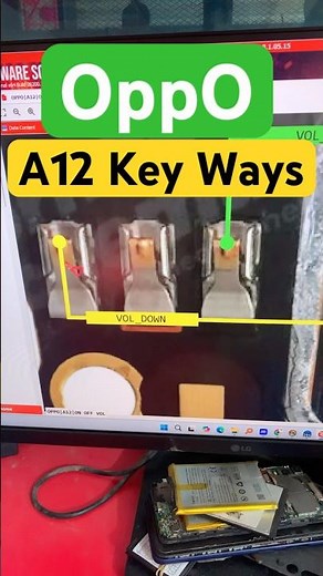 Oppo A12 Power Volume key ways