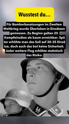 Wie viele Einsätze bedeuteten Überleben? | WW2 Statistik