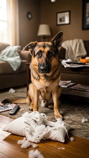7.9K views · 160 reactions | Chewing shoes? Barking non-stop? Zoomies in the living room?  These might be signs your GSD is just bored. A little extra exercise or playtime goes a long way ❤️ | German Shepherds Family | Facebook