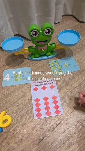 myabacusfunsingapore on Instagram: "Mental math doesn’t have to be abstract or stressful. We turn math into a visual game using math operation cards so children can see numbers move, combine, and transform. 🎲 Learning through play 👀 Visual → Brain → Speed 🧠 Strong foundation for mental arithmetic When kids understand why, speed comes naturally. . . #Mentalmath #PlayBasedLearning #HandsOnLearning #SmartKids #ConfidentLearners"
