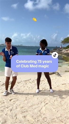Celebrating 75 years of Club Med magic with one of the OG Crazy Sign. Legend says some remain iconic to this day ✨ #clubmedjobs #75yearsofclubmed #crazysigns