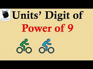 Units digit of Power of 9 using Remainders! | BrushMyQuant #unitsdigit #shortcuts
