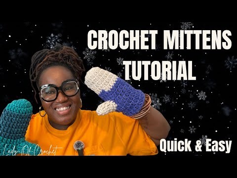 Easy Crochet Mittens Tutorial | Beginner-Friendly & Cozy