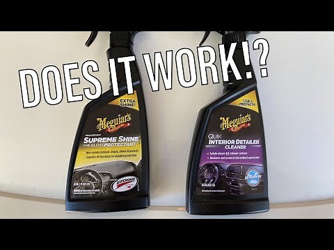 Meguiars Interior Detailing Product (How Good Is It?)