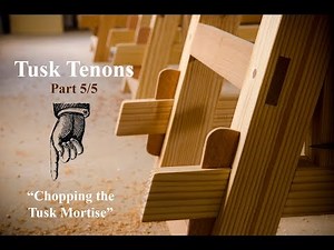 Make a Tusk Tenon Joint with Hand Tools (Part 5/5)