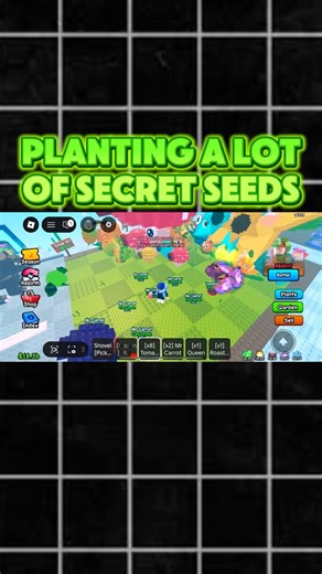PLANTING LOTS OF SECRET SEEDS #roblox #plantsvsbrainrots
