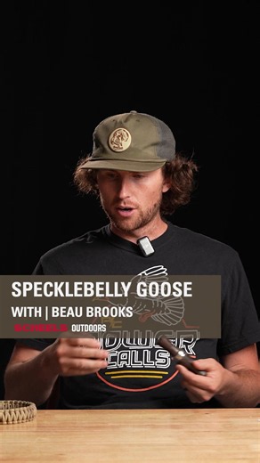 How To Call with @beaubrooks7 - Specklebelly Goose In this quick breakdown, Beau shares proper hand placement and tongue technique for clean clucks that work every time. -Hand Placement: Wrap your hand tight around the call to control backpressure. -Air Control: Slap your tongue to the roof of your mouth to break the note sharply. -The Cluck: Stop the air cleanly with the tip of your tongue. #scheelsoutdoors #hunting #outdoors #waterfowl #goosehunting