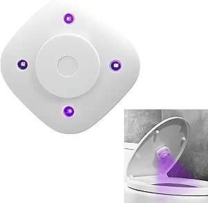 Toilet Lid Clean Lights,Toilet U V Lights for Toilet Seat,Toilet Night Light, Toilet Bowl Light, Motion Sensor Activated LED Night Light