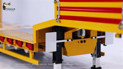 Lesu hydraulic metal trailer with light system. | LESU RC USA