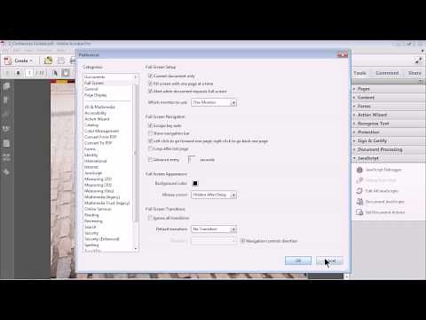 Tips for Creating an Acrobat PDF Presentation