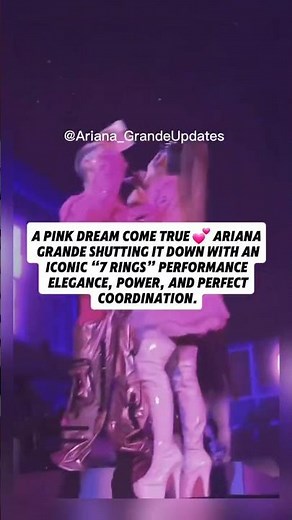 Ariana Grande “7 rings” Live Performance (2019) | Pink Perfection 💗