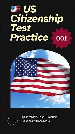 US Citizenship Test 2026 🇺🇸 | Practice Question | Civics Test #Shorts