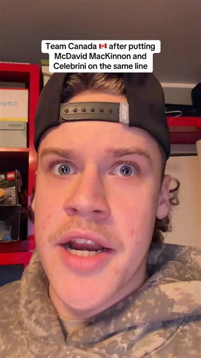 Canadas top line isn’t fair 😂 #hockey #canada #olympics