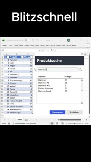 Warum noch manuell suchen? 🤨 Excel kann das einfacher!