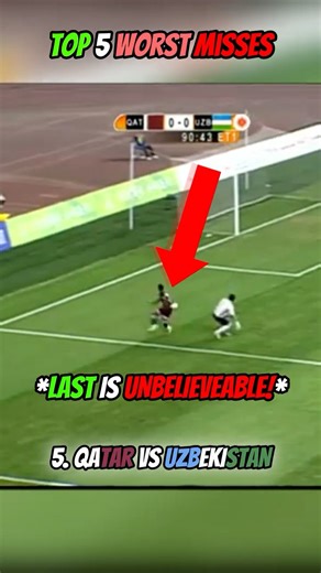 Top 5 WORST Football Misses Ever 💀