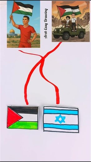 رسمت أعلام الدول العربية كلها💪😁 رسم علم السعودية 🇸🇦 #رسم #palestine #makeuptutorial #puzzlegame